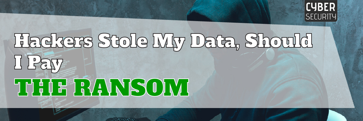 Hackers stole my data should i pay the ransom banner